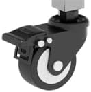 Collapsible Stainless Steel Dog Crate, 30" 37" 42" 48" Sizes, Lockable Wheel, with Tray, Stackable, Heavy Duty, Divider, Indoor and Outdoor (h-42in)