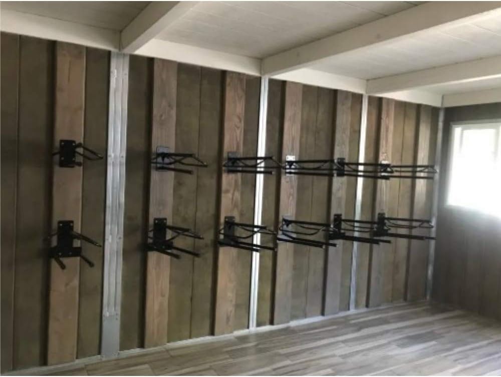 Saddle Rack with Pad Bar for Horse Enthusiast | Heavy-Duty Saddle Rack Wall Mount | Western & English Saddle Rack | Keeps Tack Organized