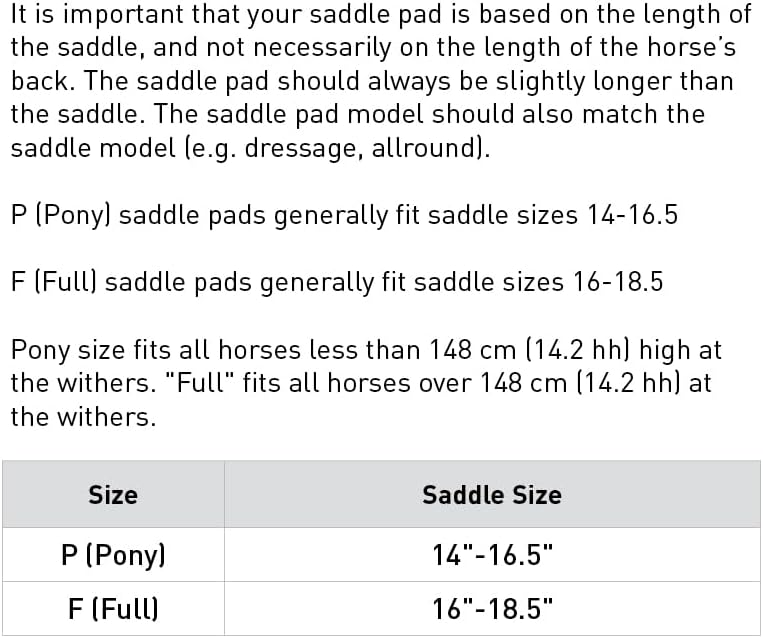 HORZE Fur Half Pad | Durable, Breathable, Non-Slip Correction Saddle Pad