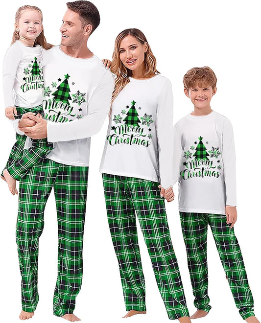 Matching Family Christmas Pajamas Set - Xmas Sleepwear PJs