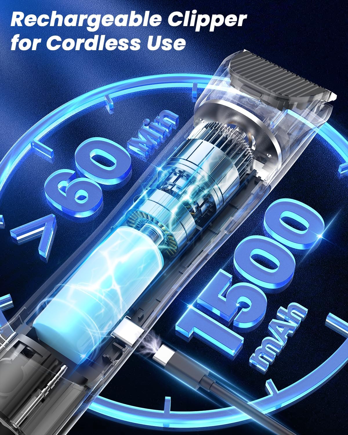 Dog Grooming Vacuum, 4.5L Extra-Large Dust Cup Dog Grooming Kit, 14000Pa High-Suction Pet Groomer with Clippers, Low-Noise All-in-One Shedding Control Set for Home Use