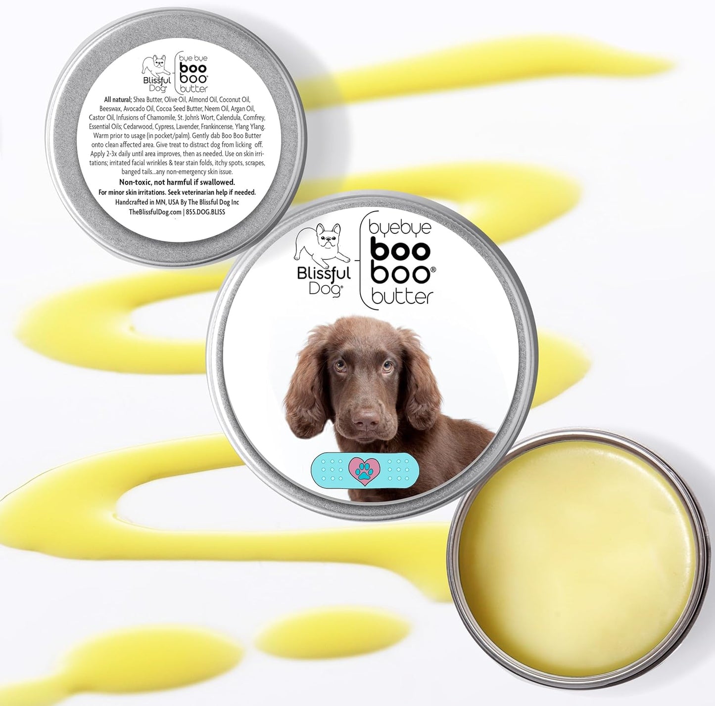 The Blissful Dog Flat-Coat Retriever Boo Boo Butter, 1-Ounce