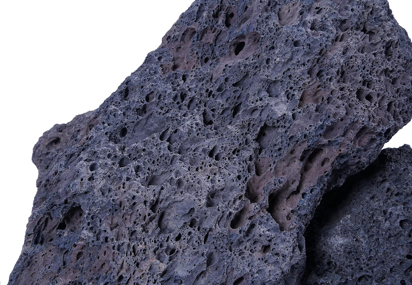 LANDEN Black Lava Stones (16lbs,3~10inch,11pcs) for Aquascaping Terrariums, Paludarium, Vivariums, Reptile and Amphibian Enclosures